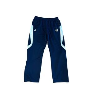 Notre Dame Fighting Irish Adidas Athletic Track Warm Up Sweat Pants - Men's M